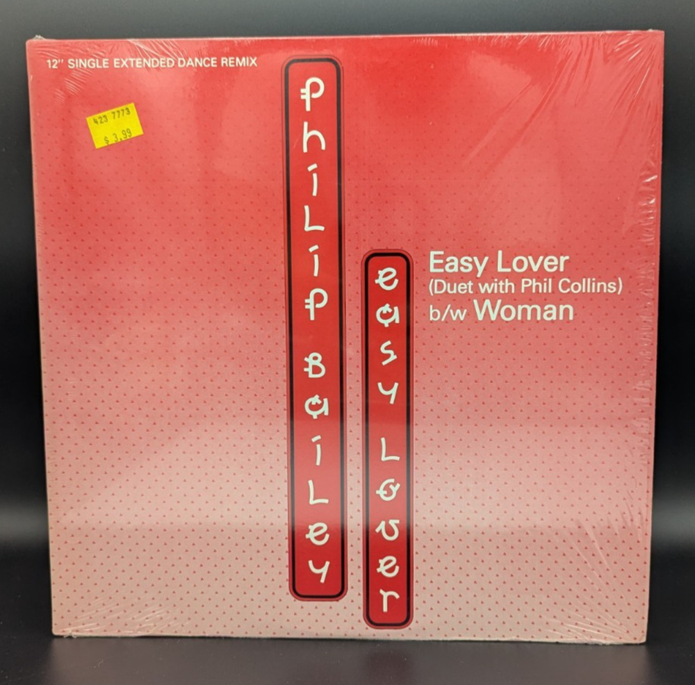 Philip Bailey Easy Lover Duet With Phil Collins B/W Woman Vinyl Record 1985